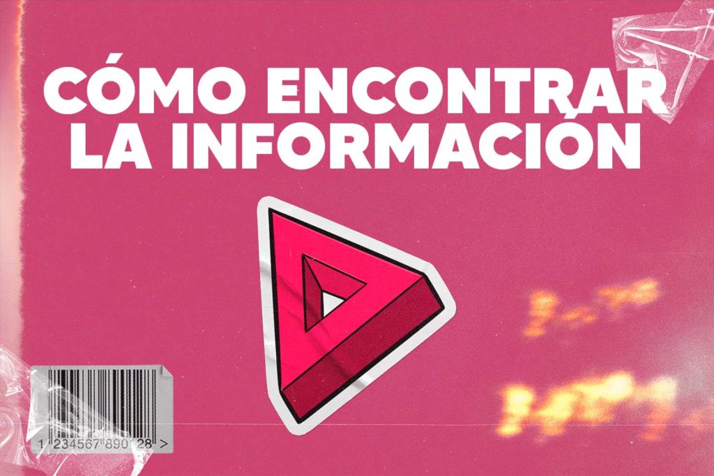 COMO ENCONTRAR INFO IMPORTANTE